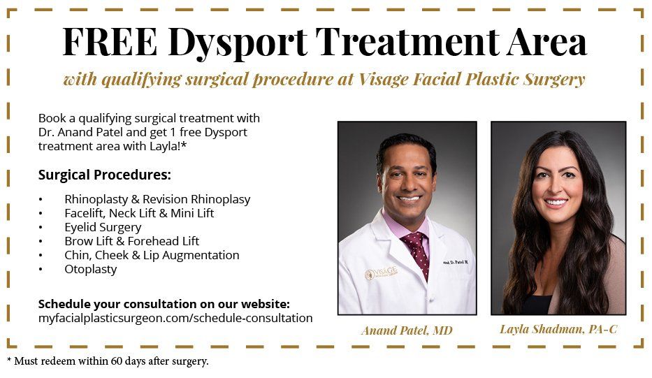 free dysport treatment are