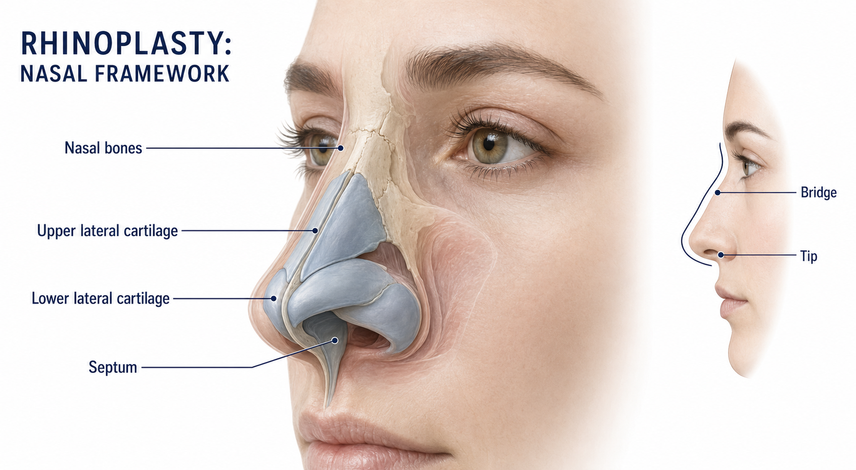Before and after Septoplasty