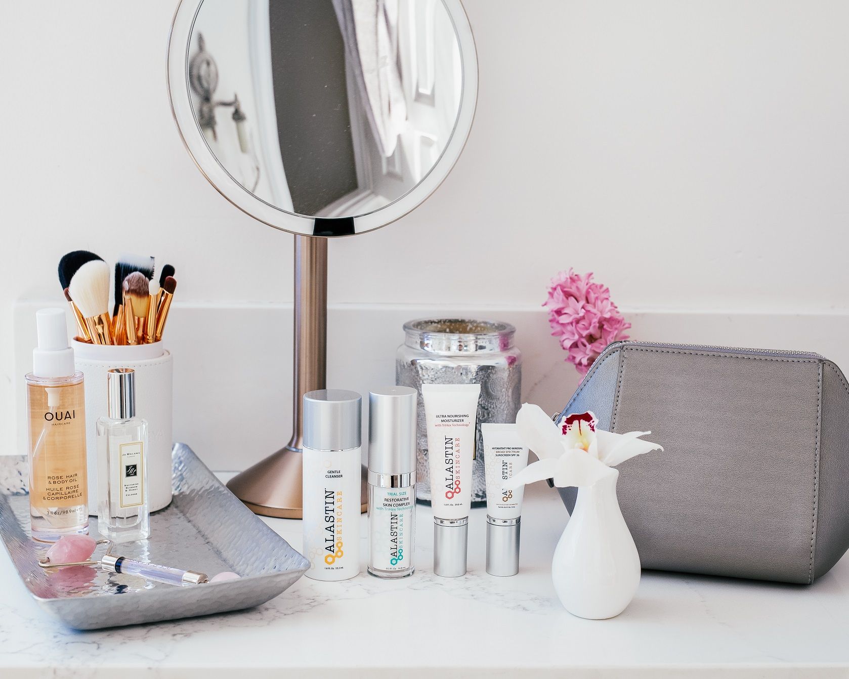 mirror with alastin skincare