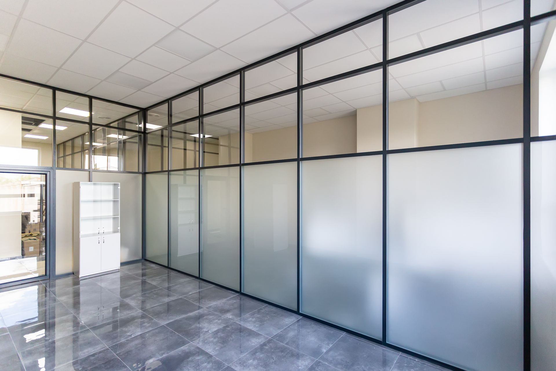 Glass Partition in Office