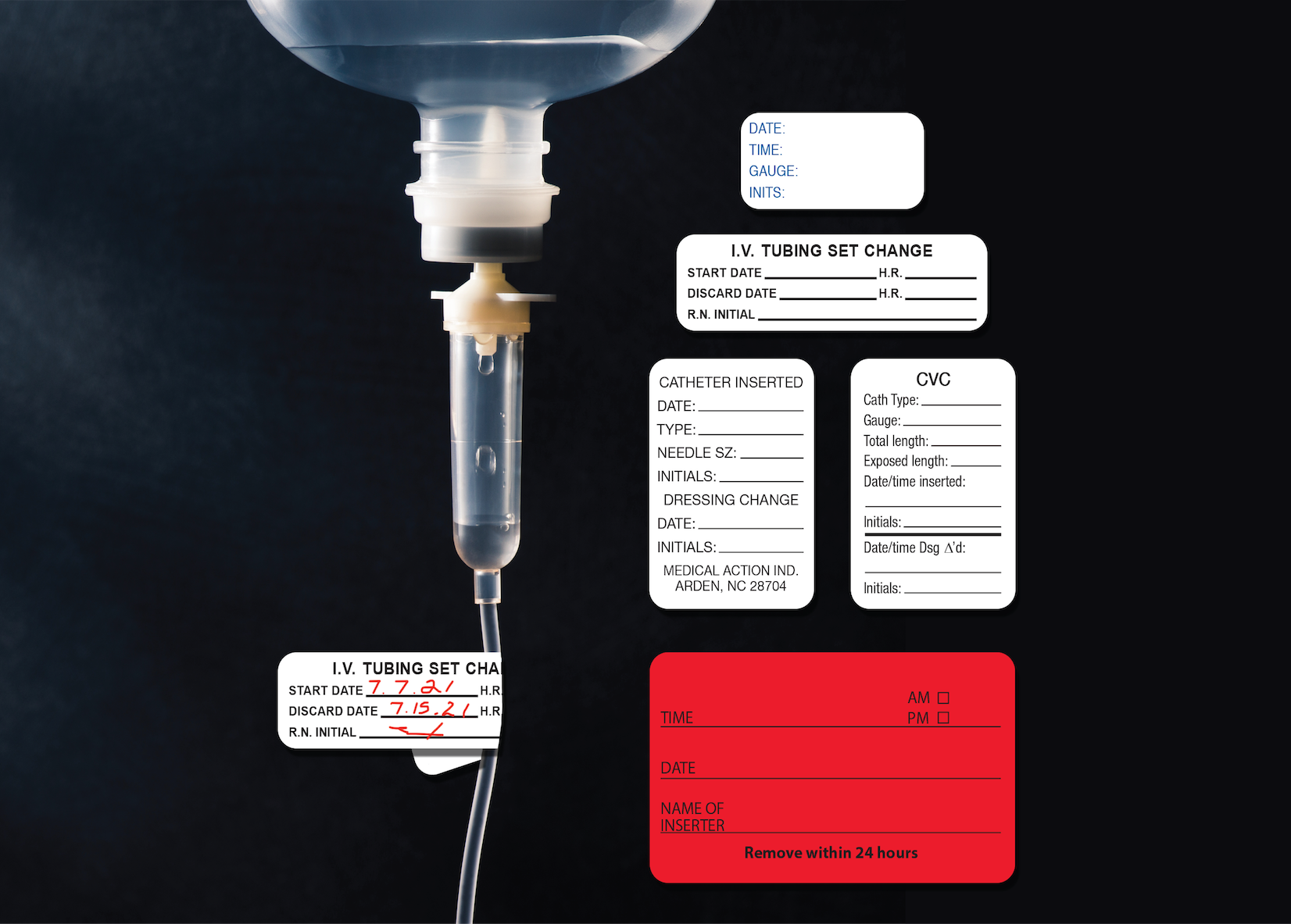 IV Labels by Precision Label Inc in Flat Rock, North Carolina