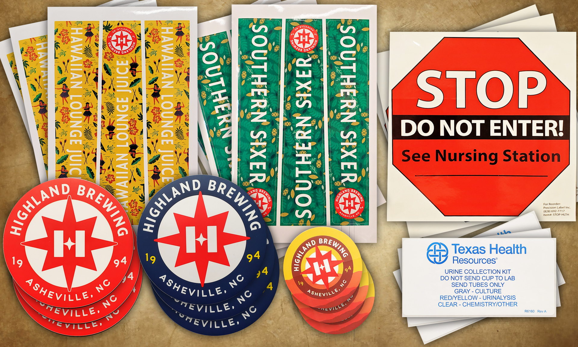 Custom sterile processing labels by Precision Label Inc in Flat Rock, North Carolina.