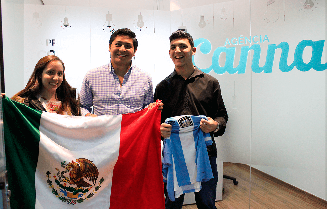 Agência Canna recebe intercambistas do México e da Argentina