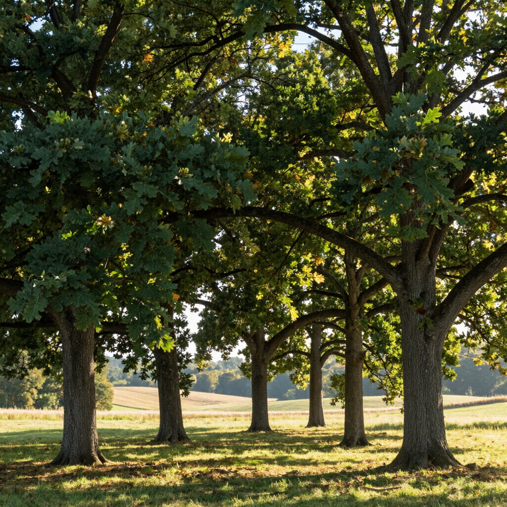 Mature trees and canopy at Thorneview