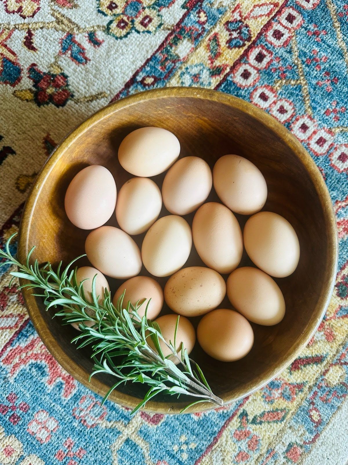 Farm-fresh eggs at Rocking T