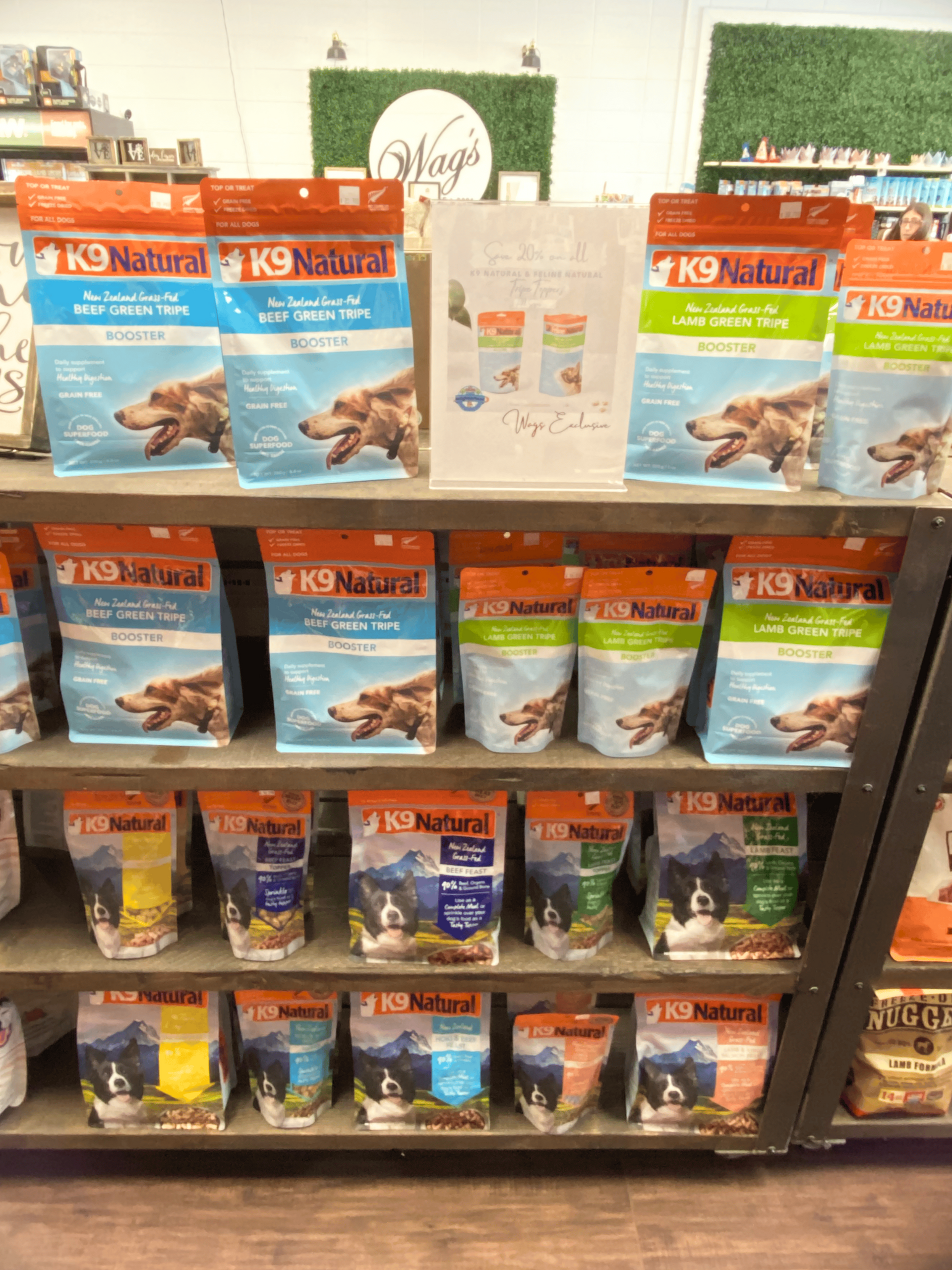 retailer partner k9 natural display