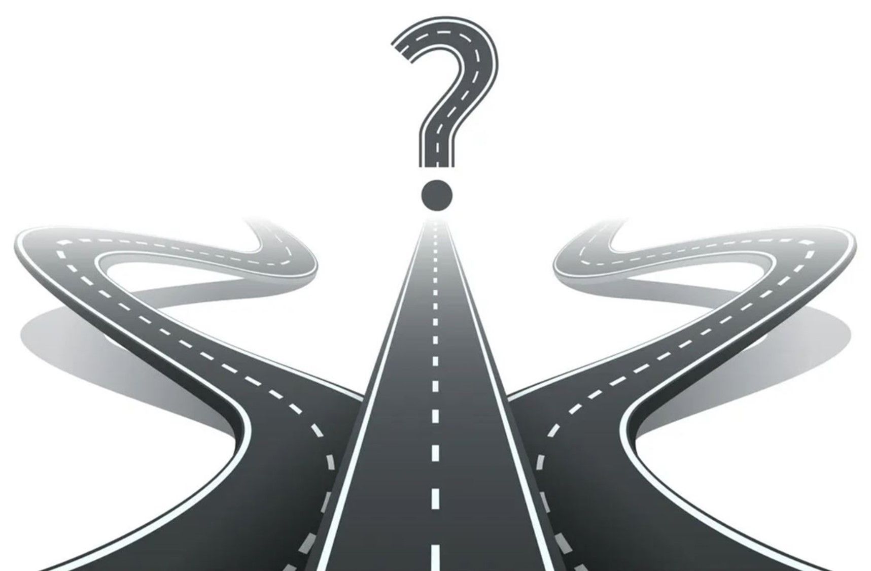 Question Mark Above Three Roads Which Path to Take - The Pathfinder Growth Programme
