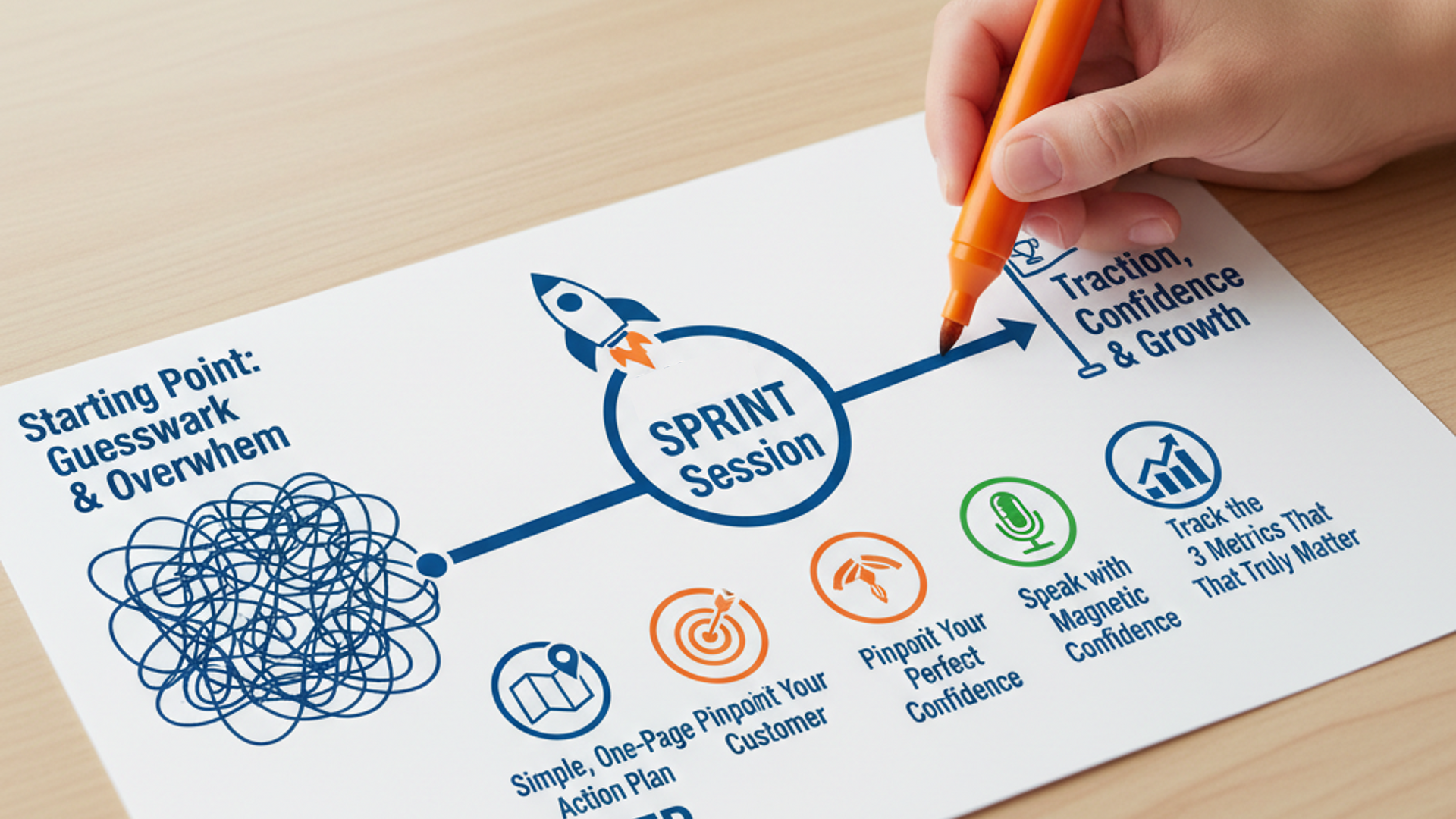 Manufacturer Desk with Strategic Marketing and Reports all over it
