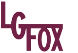 LG FOX in dark red lettering.