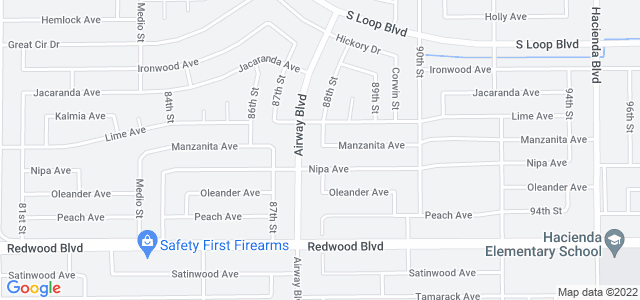 Map of business location