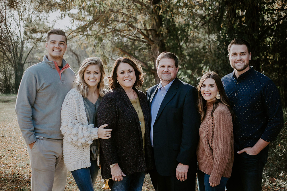 Owner and family photo together in Tennessee