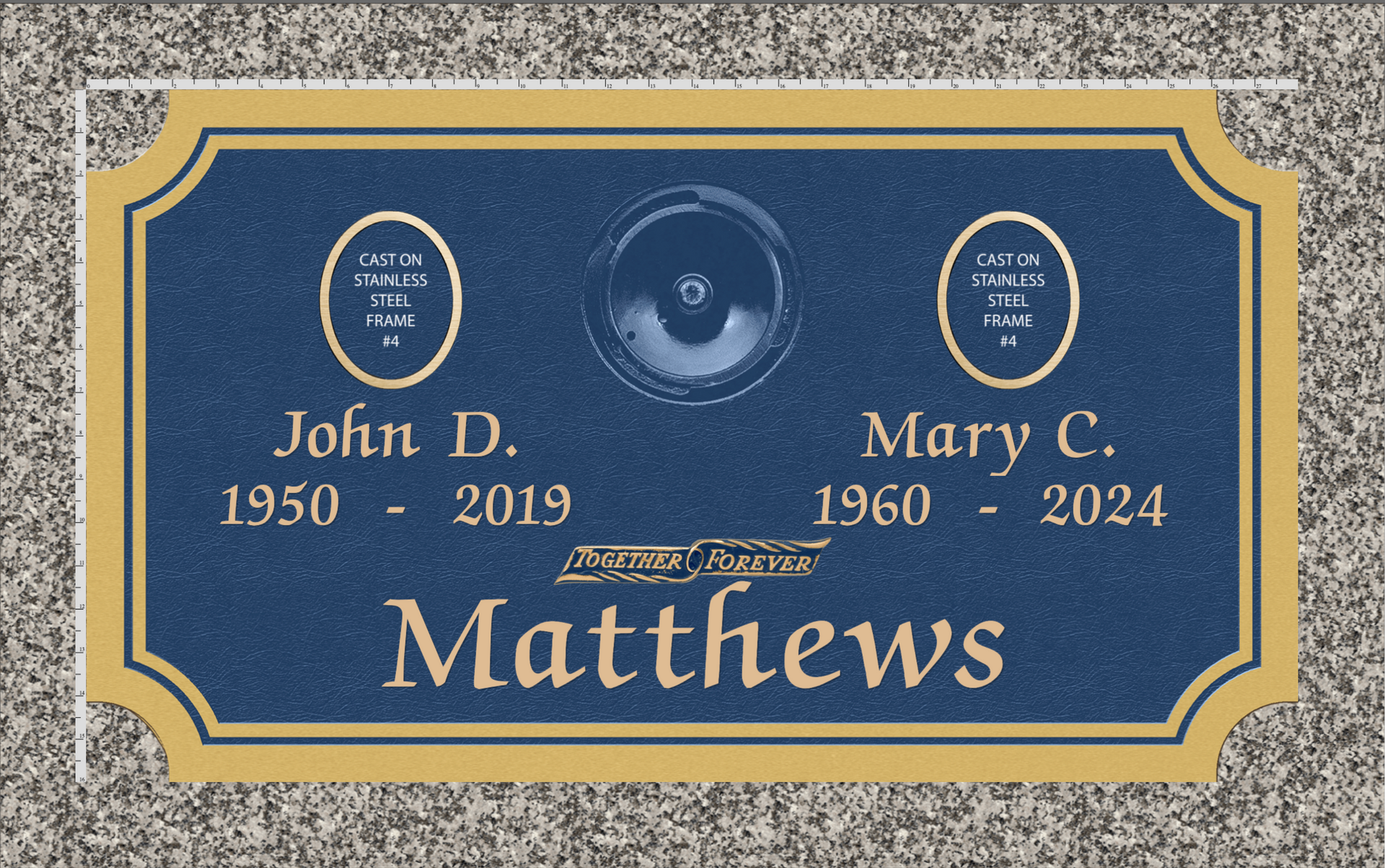 Tribute Double Depth Marker | Cleveland, TN