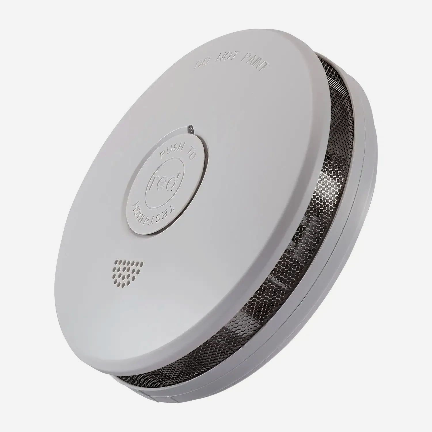White Smoke Detector, Circular, Mounted on a Ceiling — FNQ Smoke Alarms & Maintenance in Mareeba, QLD