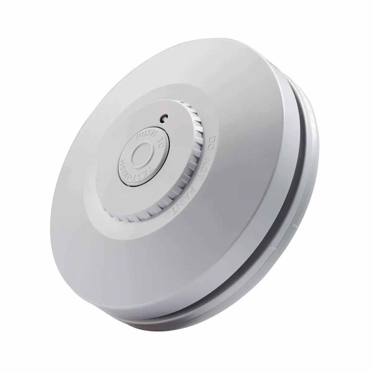 White Smoke Detector, Circular, Mounted on a Ceiling — FNQ Smoke Alarms & Maintenance in Cairns, QLD