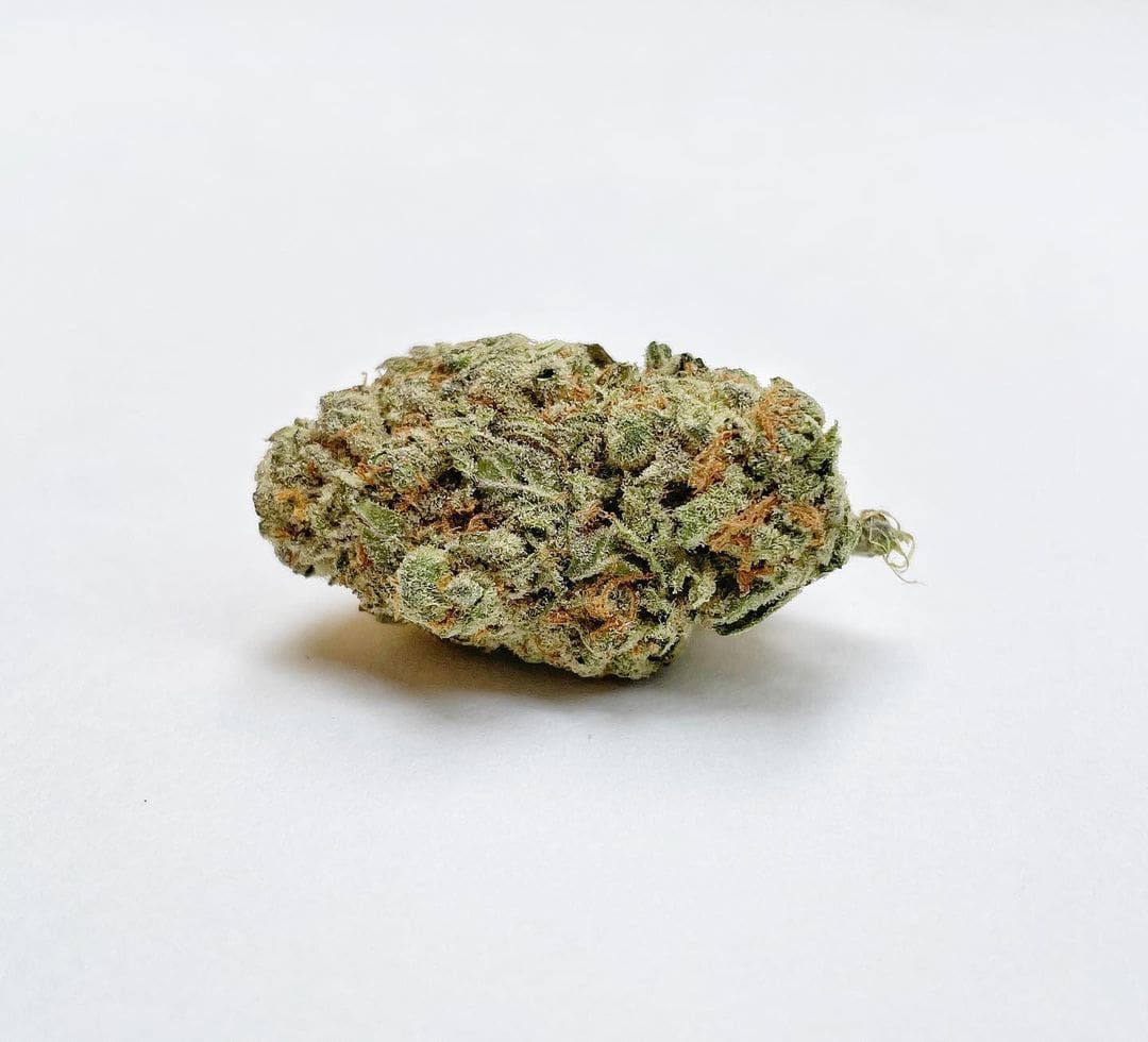 Cannabis bud on a white background