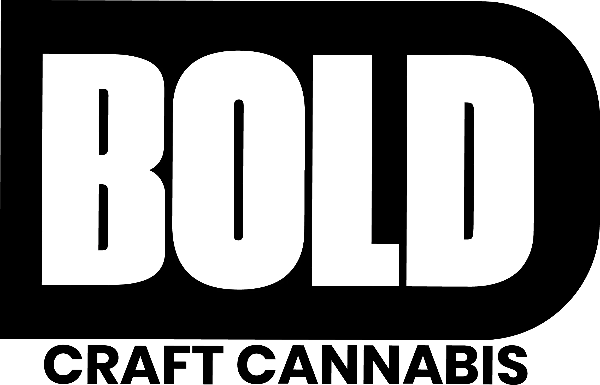 BOLD logo with “CRAFT CANNABIS” in black and white.