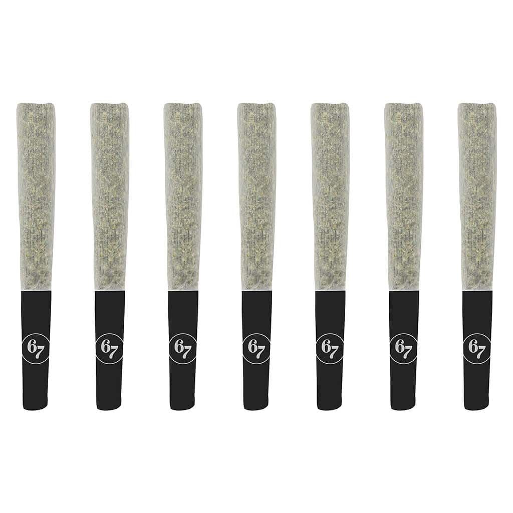 Seven black-and-silver nail files arranged in a row on a white background