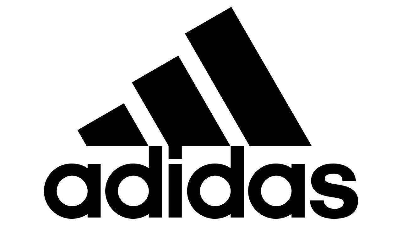 The adidas logo is black and white on a white background.
