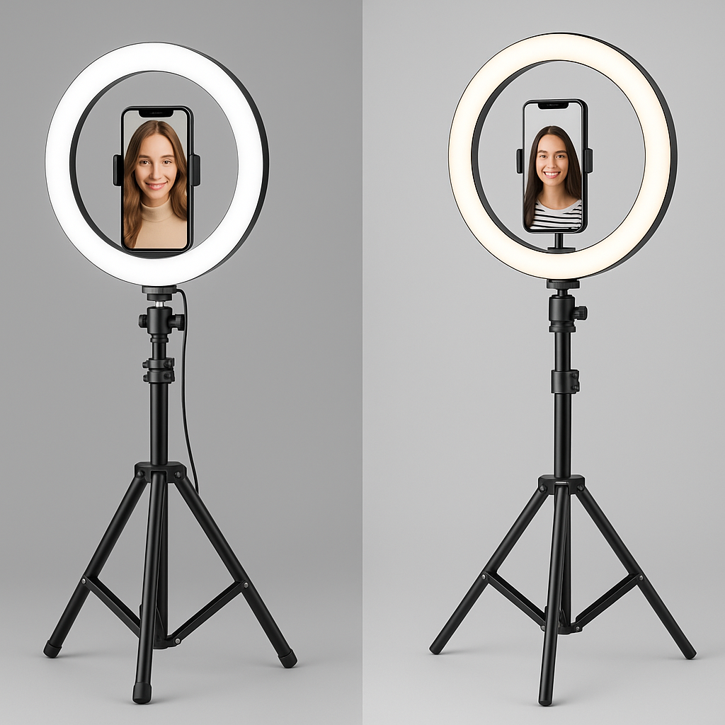 Aro de luz LED Neewer de 18 pulgadas para iluminación de video y streaming profesional