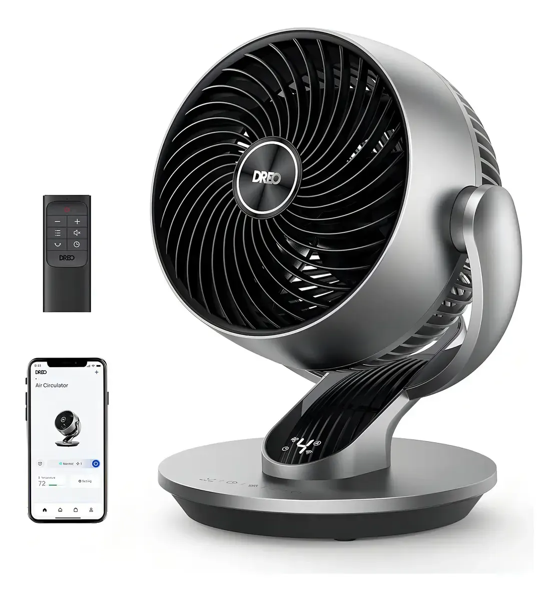 DREO Ventilador de Escritorio Inteligente 23cm 9 Pulgadas