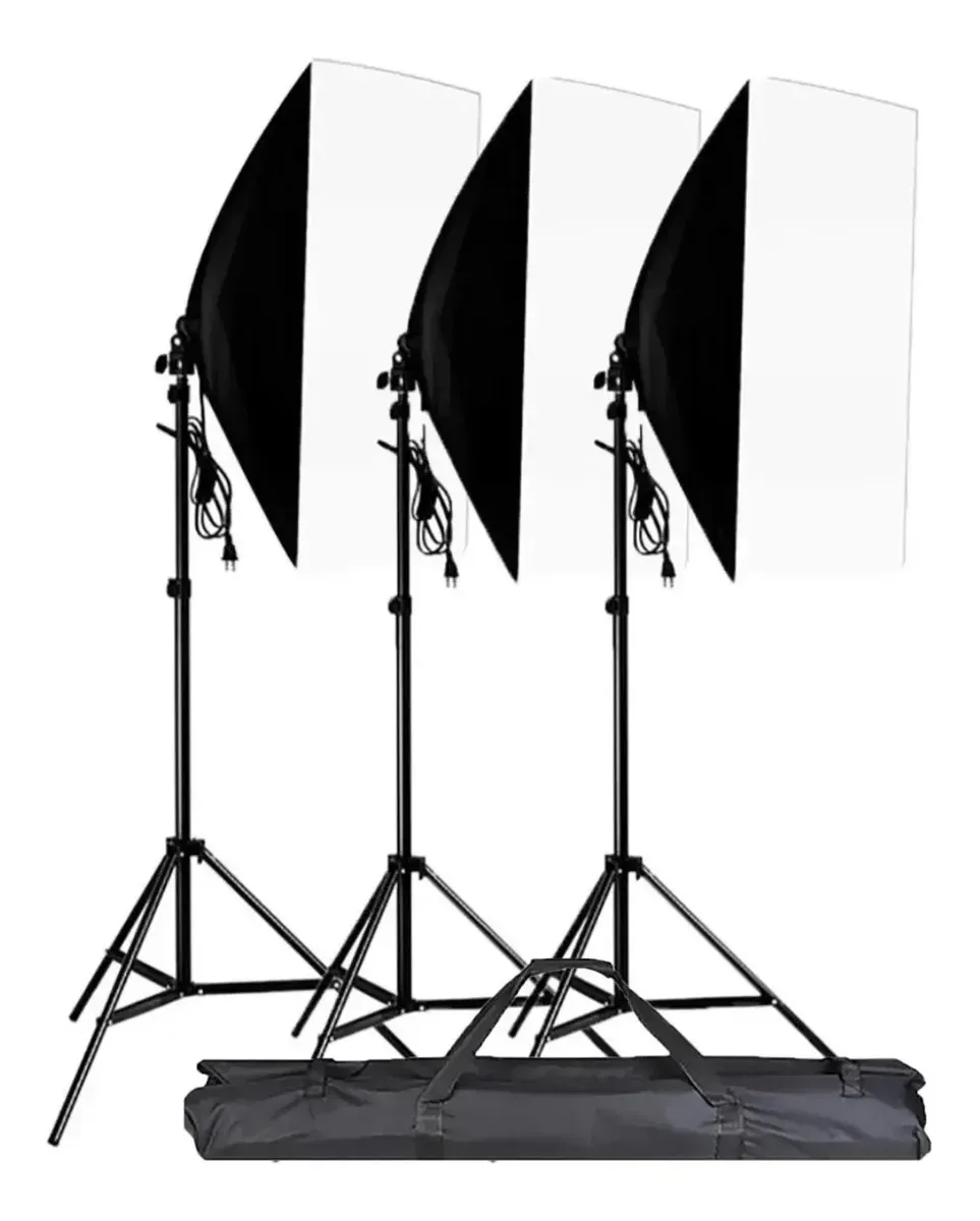 Kit de iluminación de 3 puntos profesional 