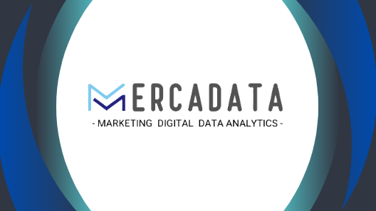 Logotipo MERCADATA Mercadata의 로고는 마케팅 디지털 데이터 분석 회사입니다.