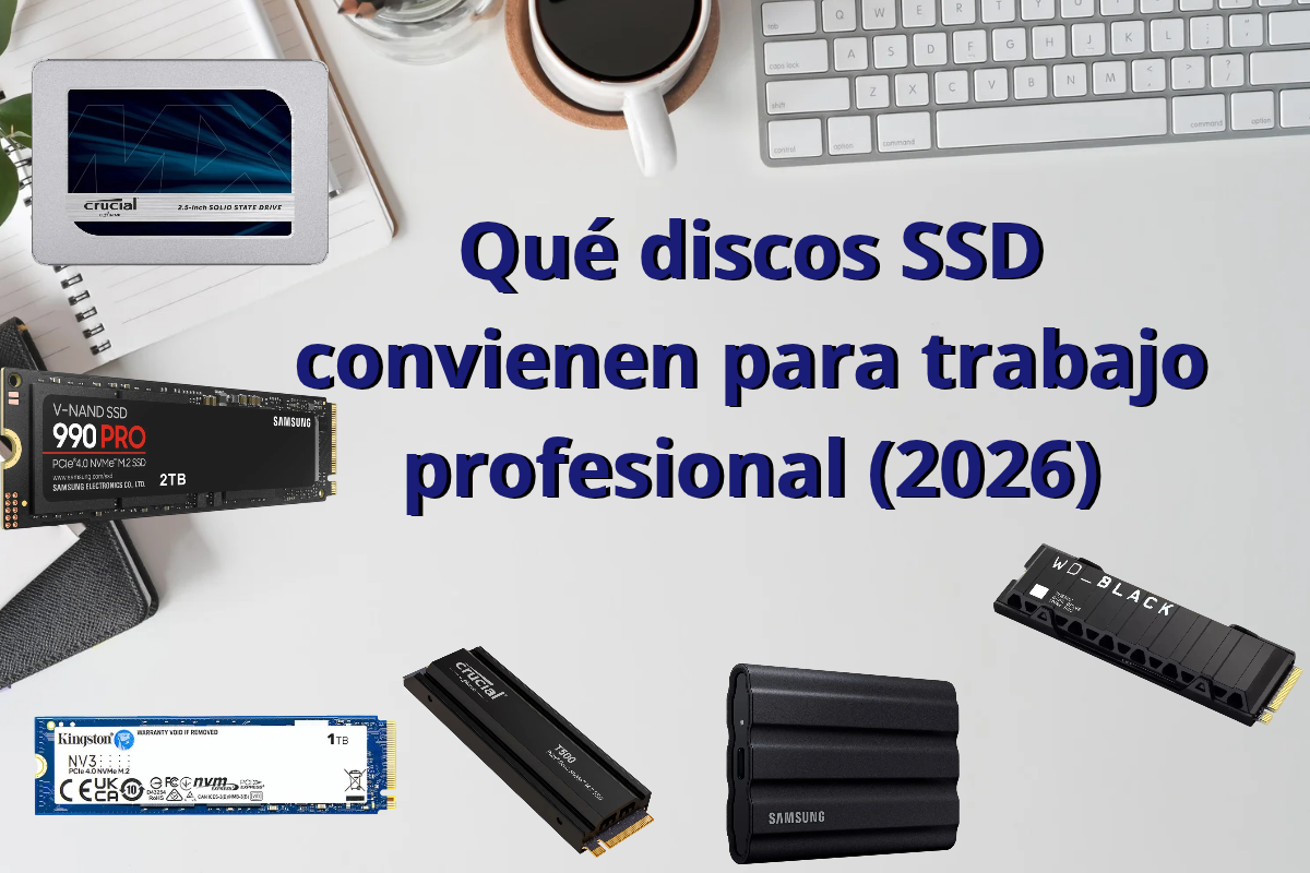 Discos SSD profesionales para trabajo: comparativa NVMe y SATA