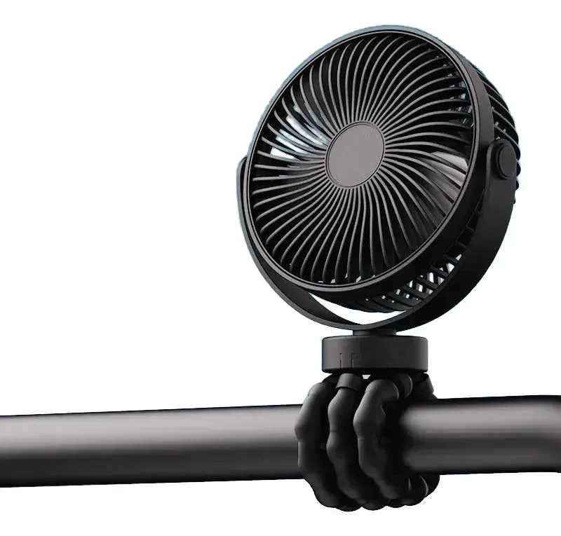 Ventilador Usb Recargable Pulpo Portátil 6 Pulgadas