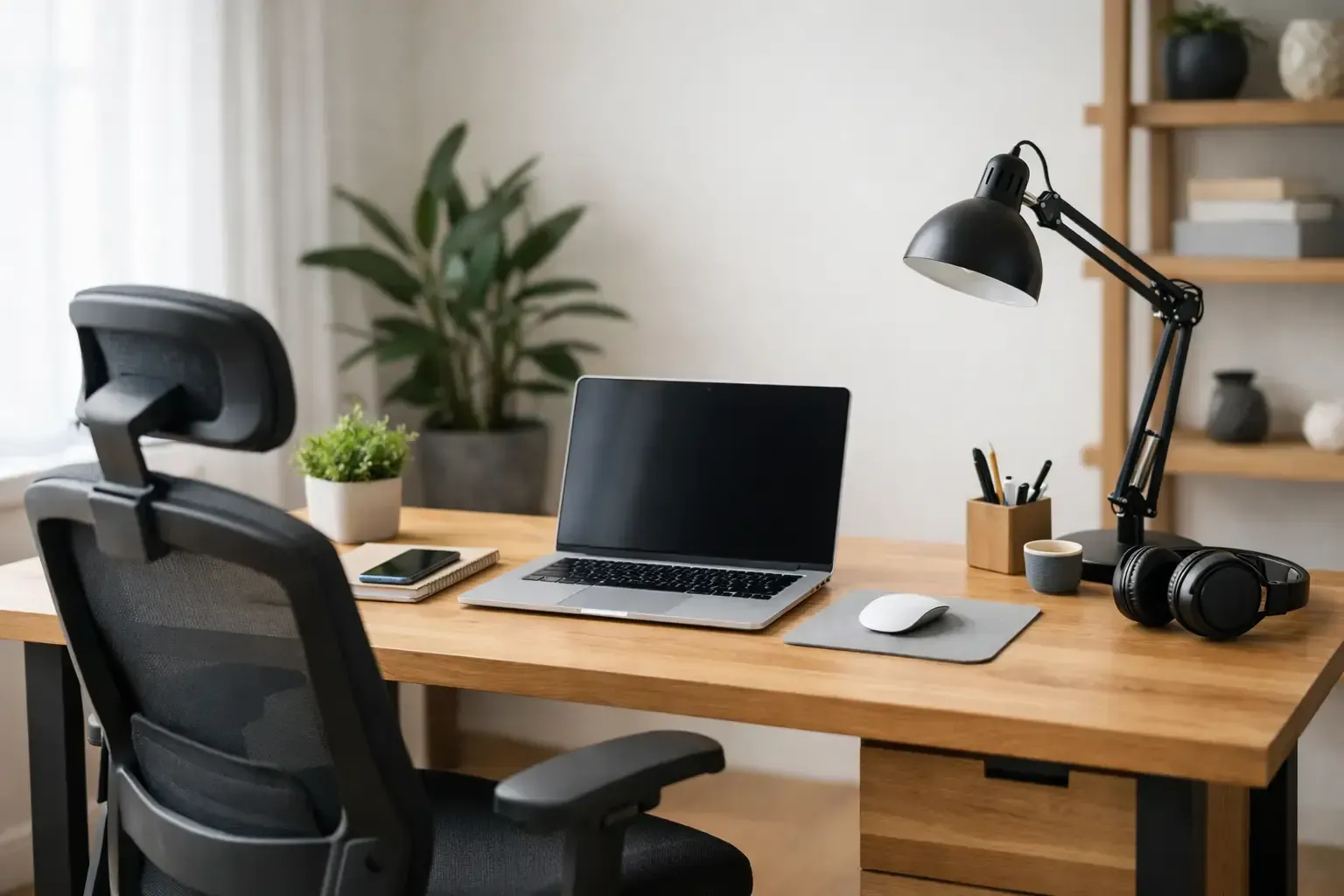 Silla de oficina con soporte lumbar ajustable para home office México