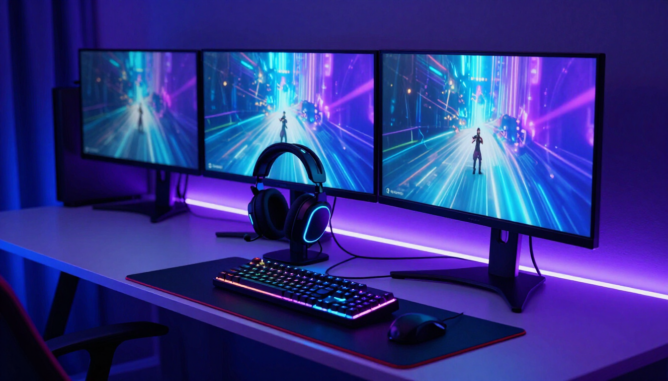 Pulse Gaming livestream setup