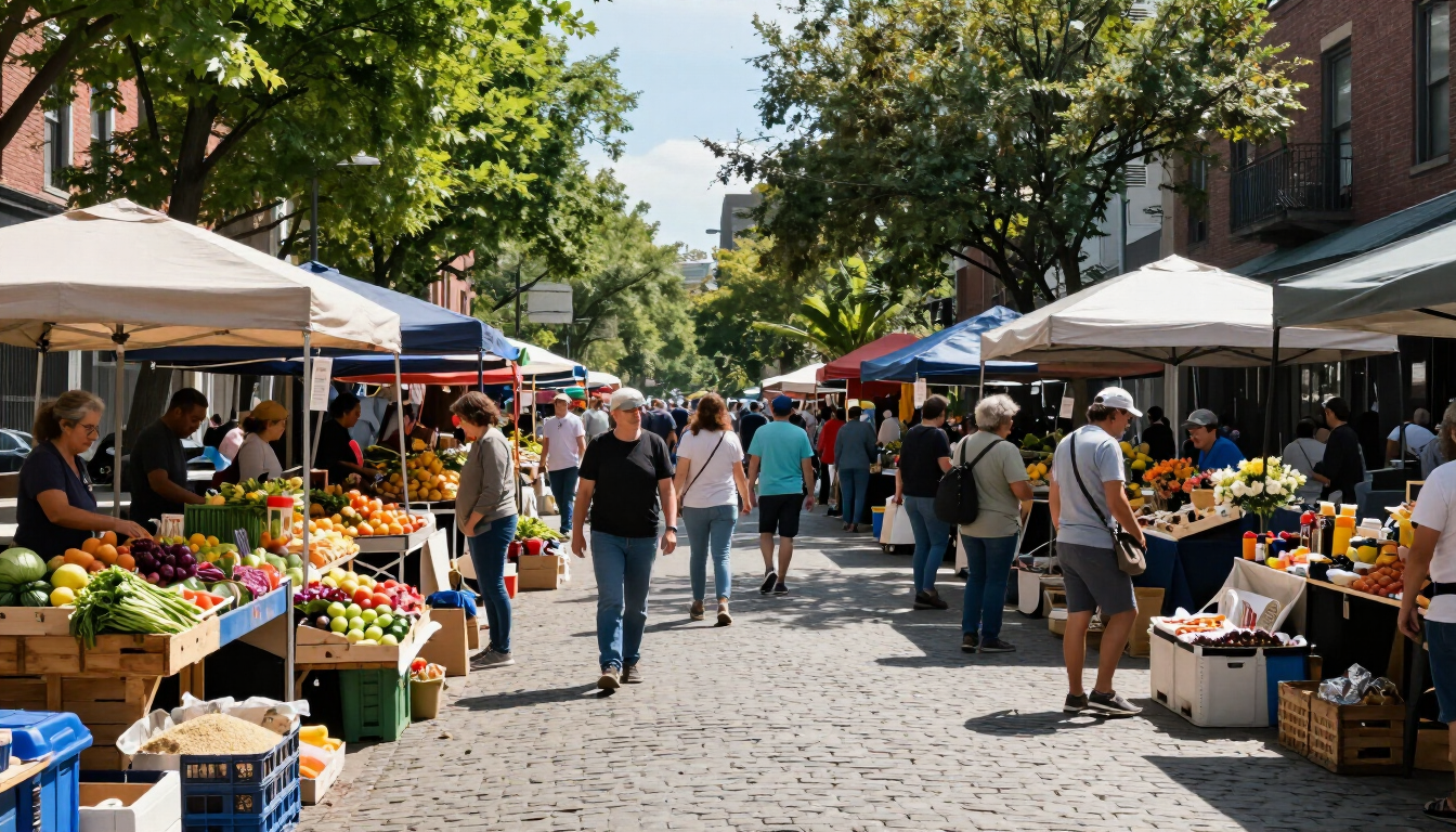 City market documentary scene