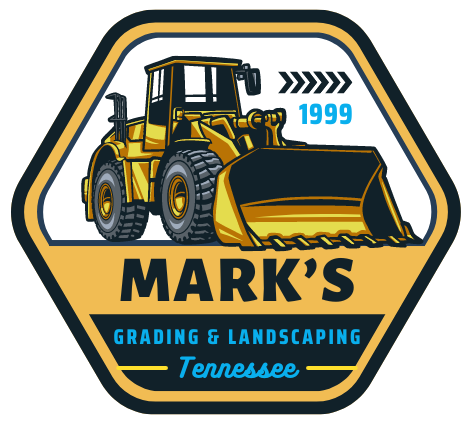 Homepage Mark's Grading & Landscaping Tennessee Logo