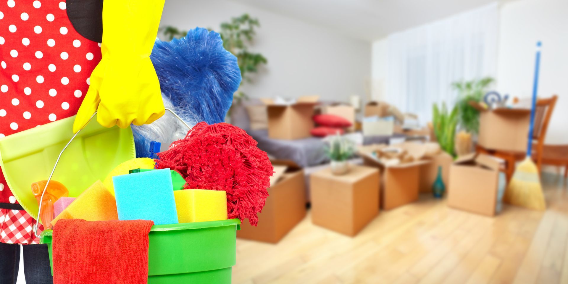 Woman Is Cleaning A New Home — Adrian, MI — A-1 Clean Sweep