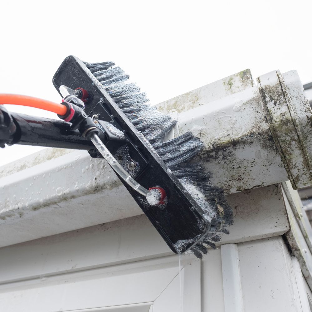 Scrubbing Dirty Gutter