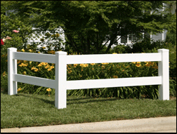 Simple White Wooden Fence | Roy, UT | Pro -Link Fence Company