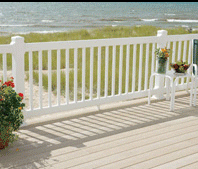 White Outdoor Railings | Roy, UT | Pro -Link Fence Company