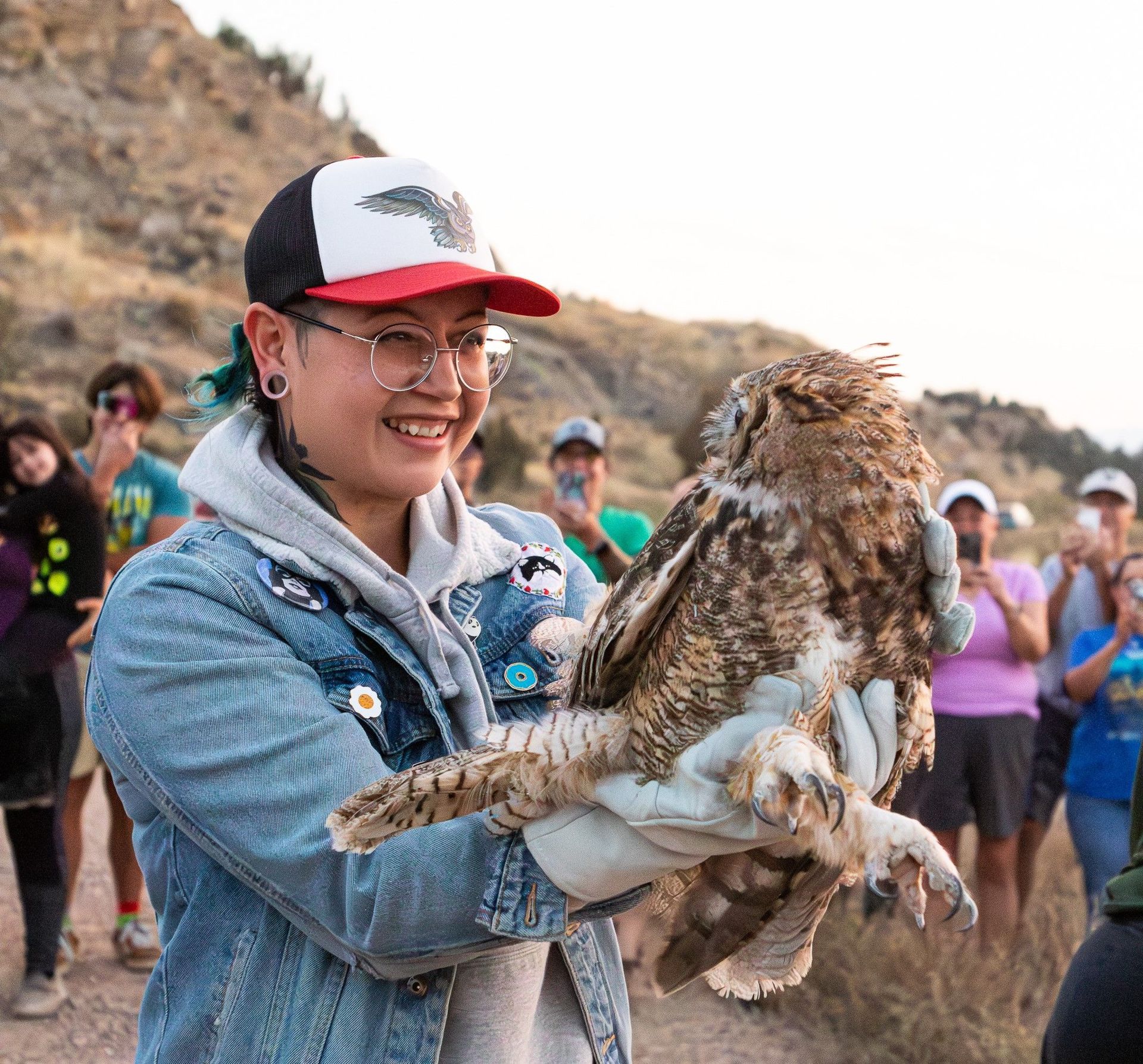 October 2024 Great-horned Owl Release