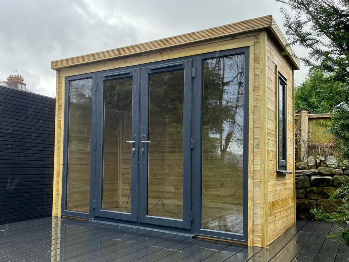 Decking Sheffield garden rooms Beighton