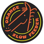 Diamond C Farm Orange Slow Feeder