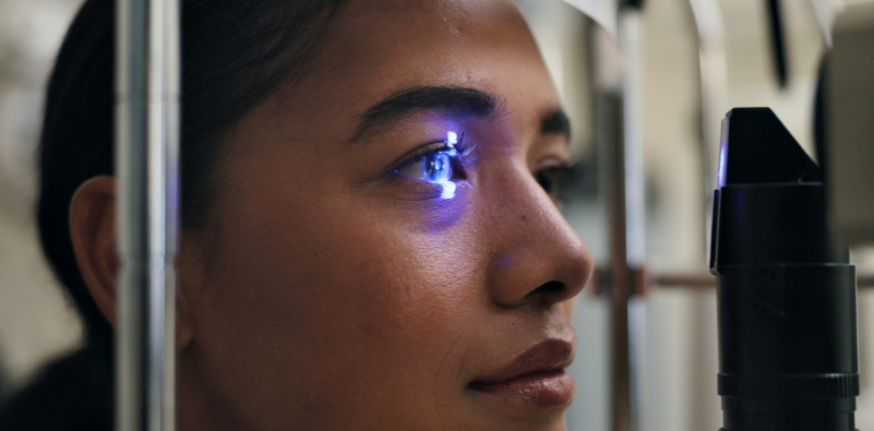 Eye Checkup with Machine
