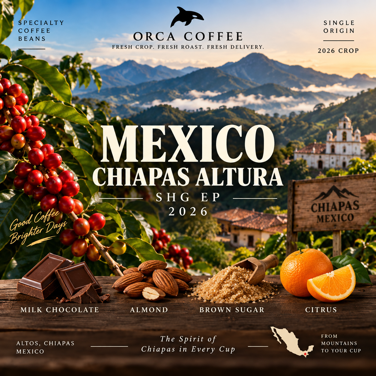 チランジア　sp. Mexico MEXICO CHIAPAS ALTURA SUPERIOR SHG EP — 2026 FRESH CROP