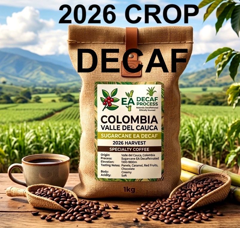 Photo of Colombia Valle Del Cauca Sugarcane Ea Decaf 2026
