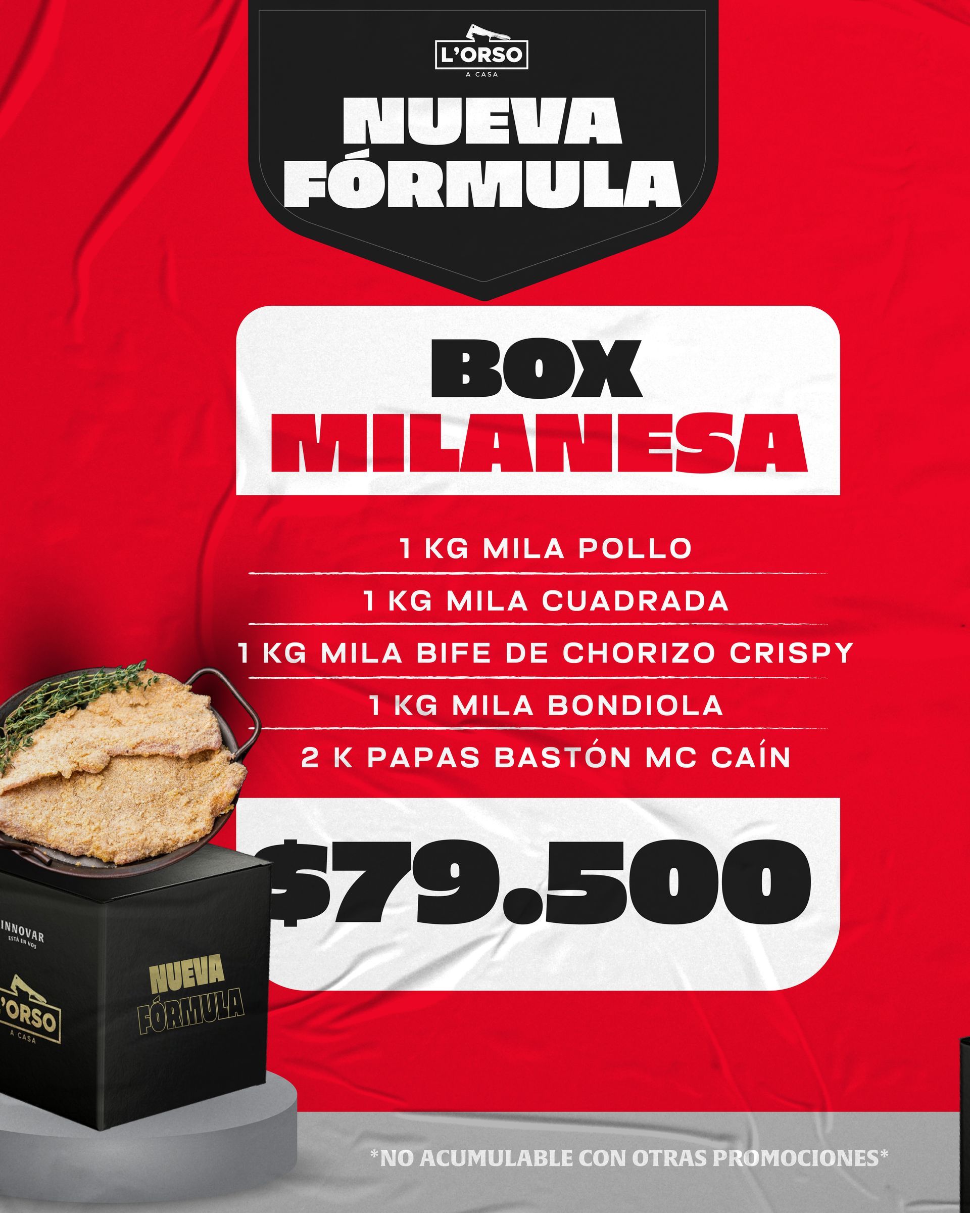 COMBO BOX MILANESA NUEVA FORMULA
