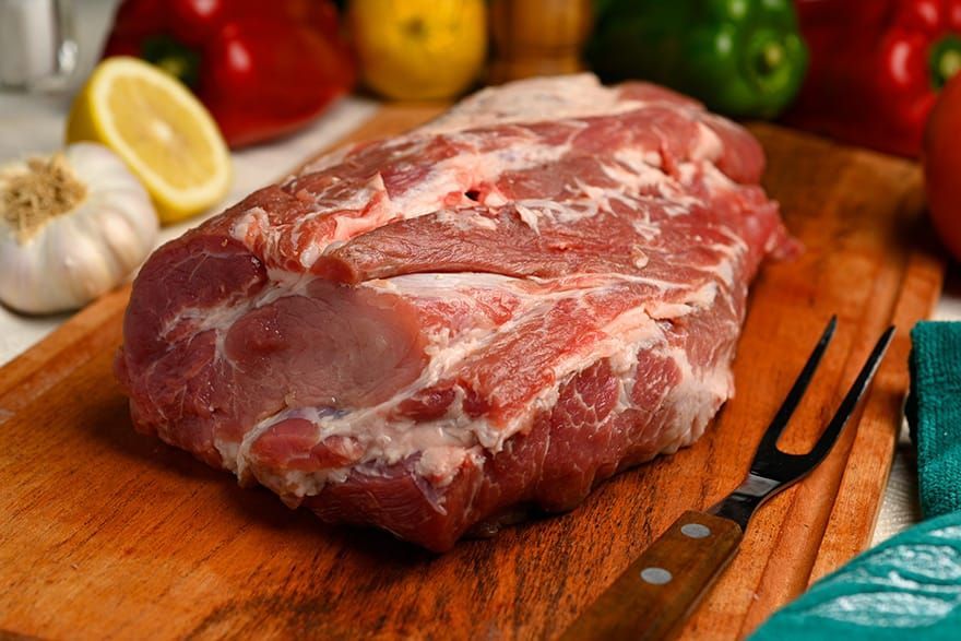 Corte de carne vacuno bondiola