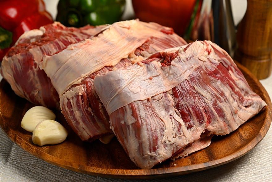 Corte de carne vacuno entrañan