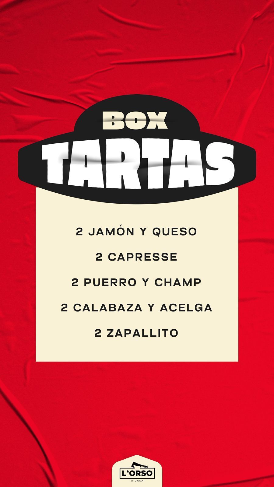 combo box tartas