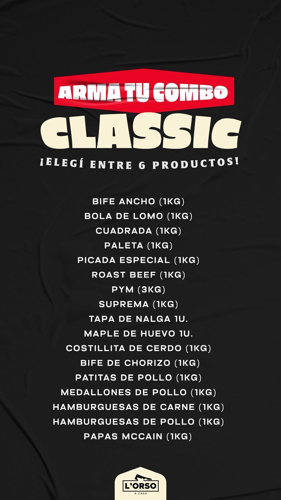 ARMA TU COMBO CLASSIC