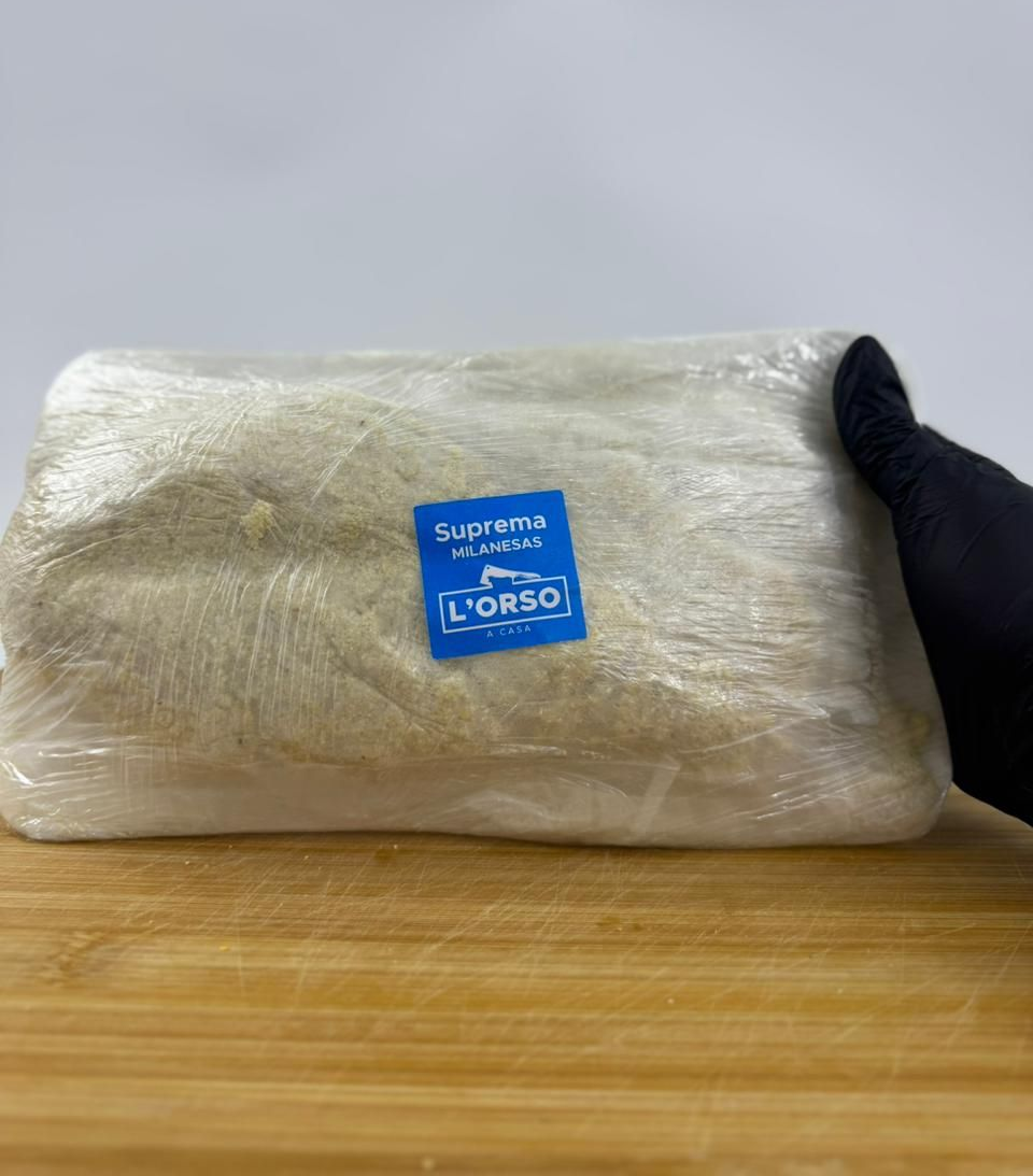 MILANESA DE POLLO ENFILMADA