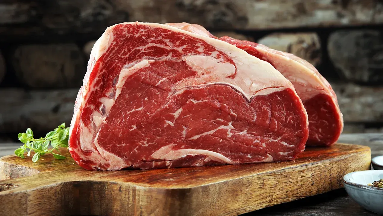 Corte de carne vacuno ojo de bife