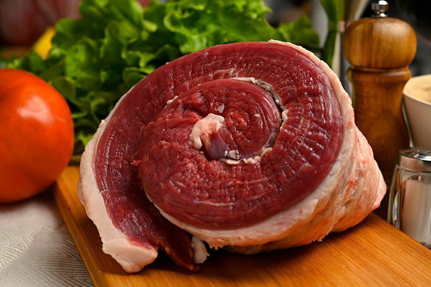 Corte de carne vacuno tapa de asado
